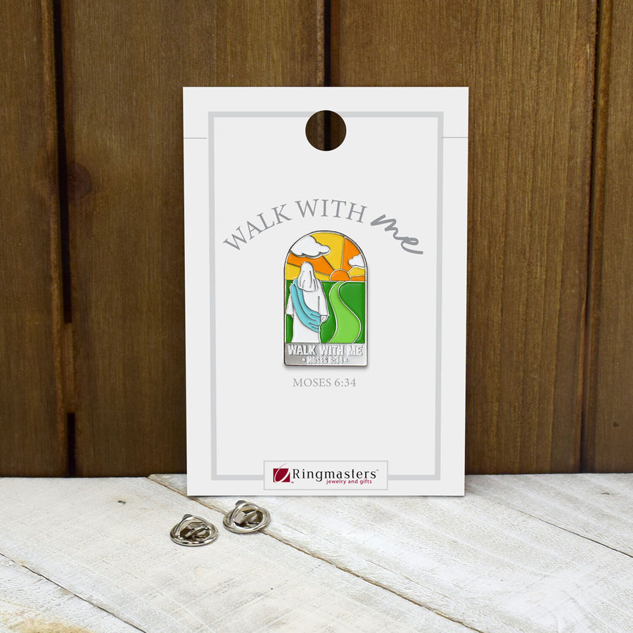 Walk With Me 2026 Youth Theme Enamel Pin for The Church of Jesus Christ of Latter-day Saints