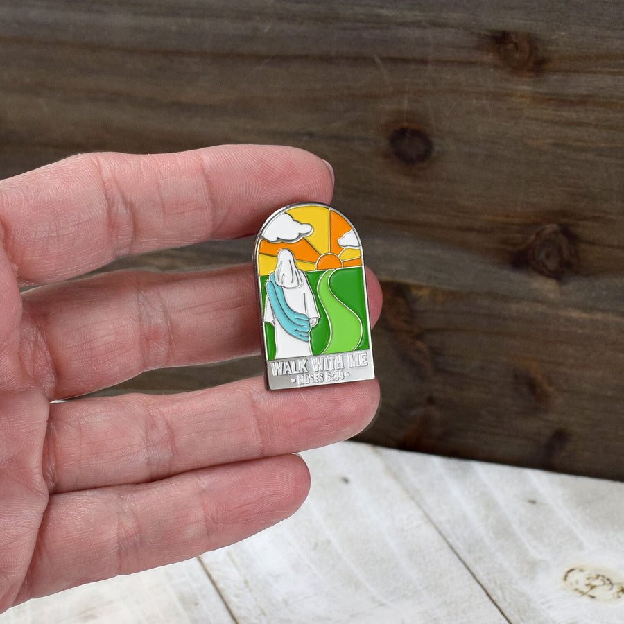 Walk With Me 2026 Youth Theme Enamel Pin for The Church of Jesus Christ of Latter-day Saints