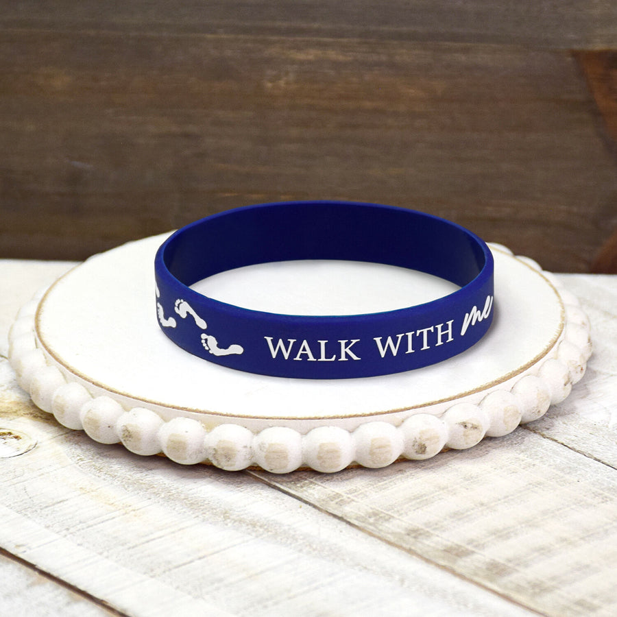 Walk With Me 2026 Youth Theme Silicone Bracelet for The Church of Jesus Christ of Latter-day Saints