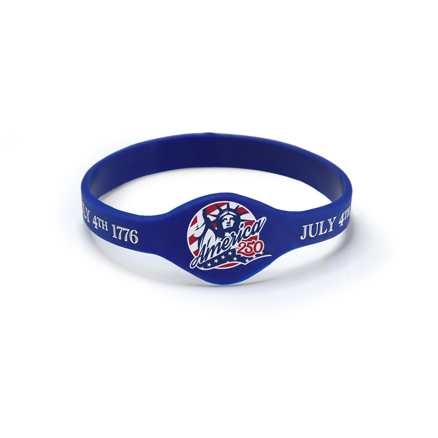 America 250 Anniversary Celebration Silicone Bracelet