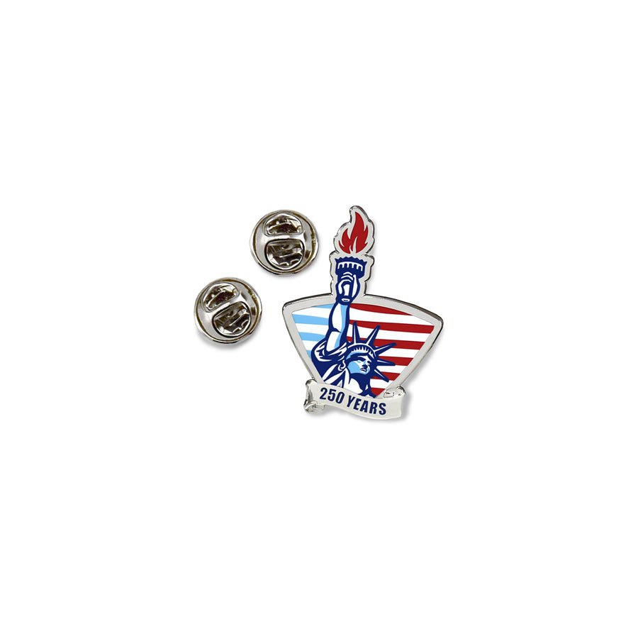 America 250 Anniversary Theme Celebration Triangle Enamel Pin
