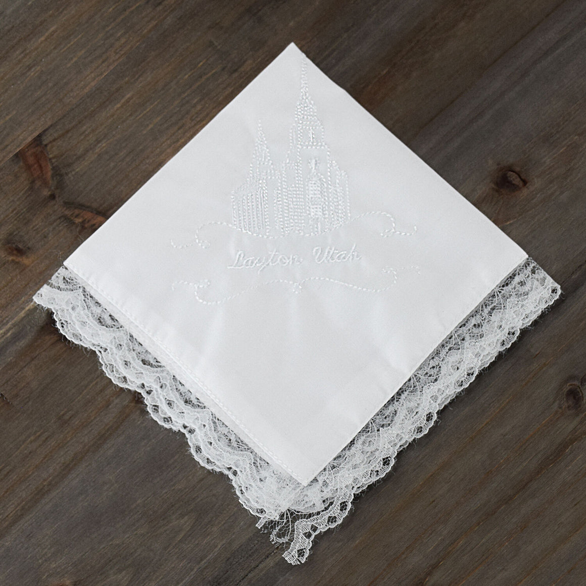 Layton Hankie with Lace