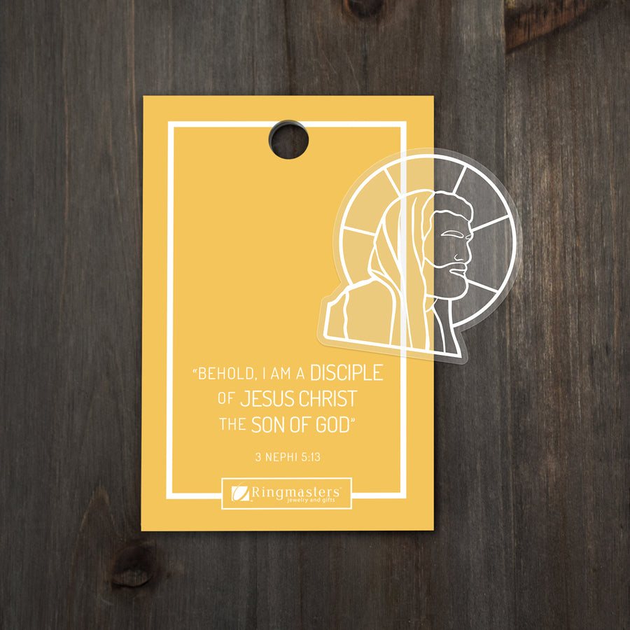 I am a Disciple of Jesus Christ 2024 Youth Theme Christus Vinyl Sticker for The Church of Jesus Christ of Latter-day Saints