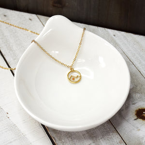 Mustard Seed Mountain Charm Necklace