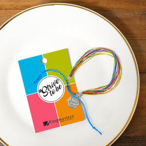 Strive To Be Set - Enamel Pin and String Bracelet
