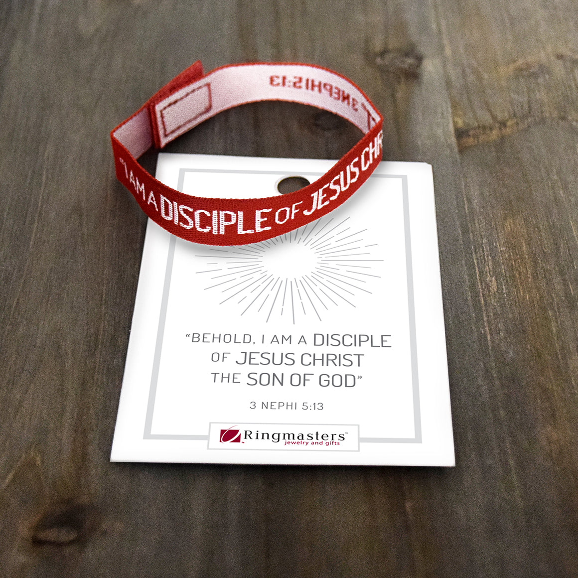 I am a Disciple of Jesus Christ 2024 Youth Theme Woven Bracelet for The Church of Jesus Christ of Latter-day Saints