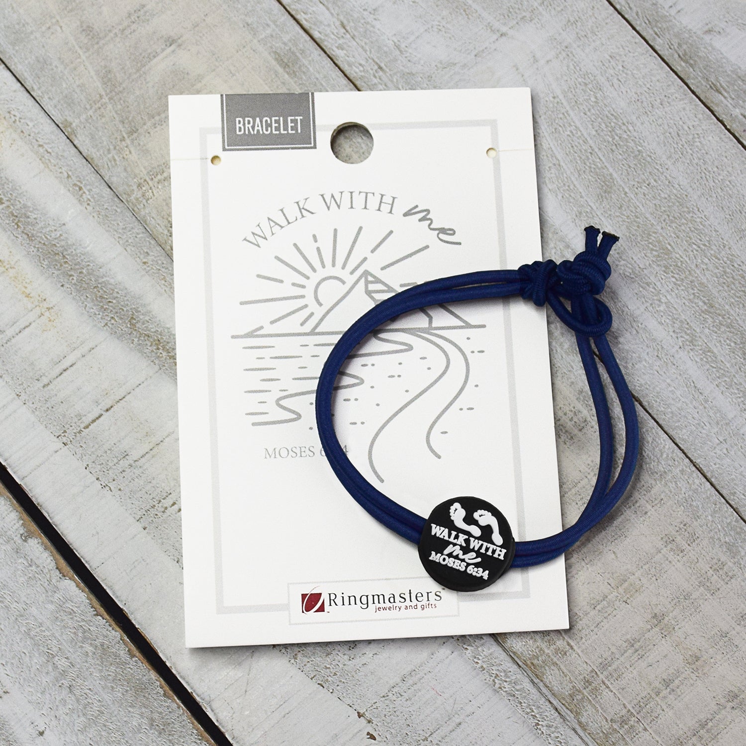 Walk With Me 2026 Youth Theme Waxed Cord Bracelet for The Church of Jesus Christ of Latter-day Saints