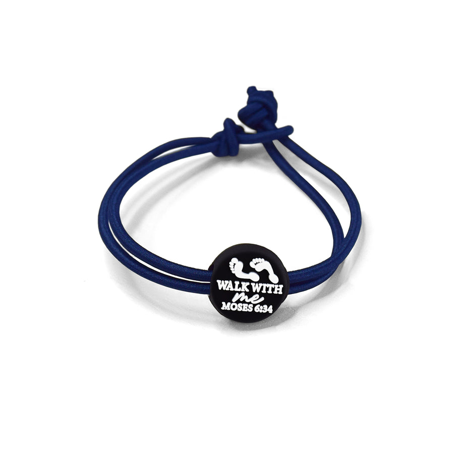 Walk With Me 2026 Youth Theme Waxed Cord Bracelet for The Church of Jesus Christ of Latter-day Saints