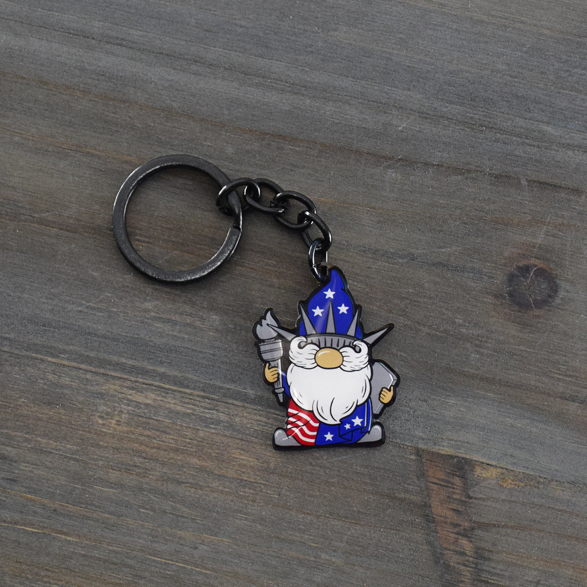America Theme Statue of Liberty Enamel Keychain
