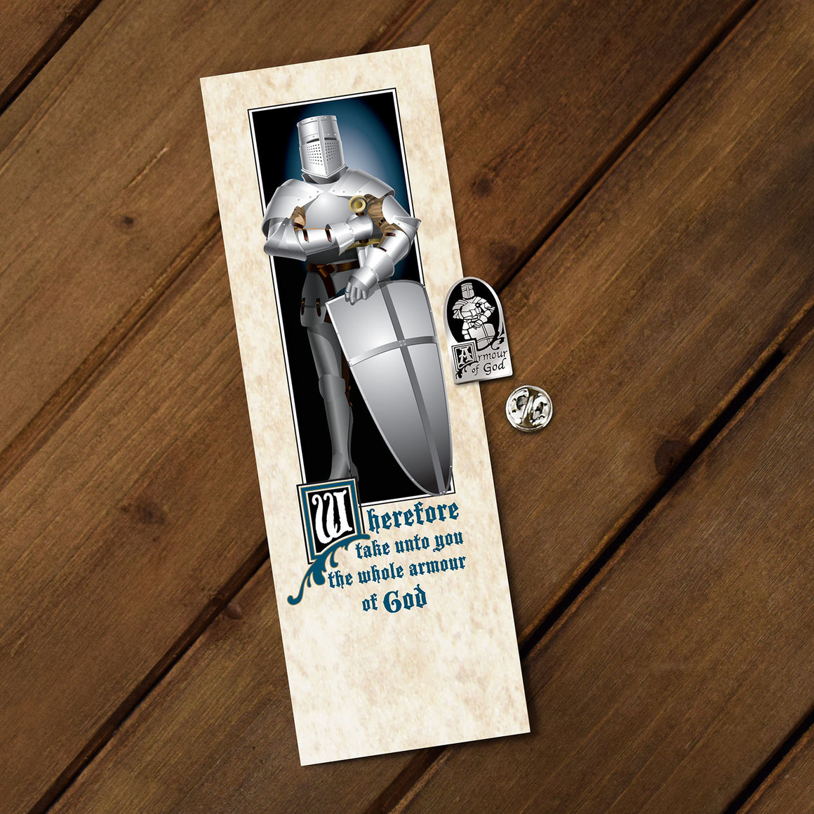 Armour of God Pin & Bookmark