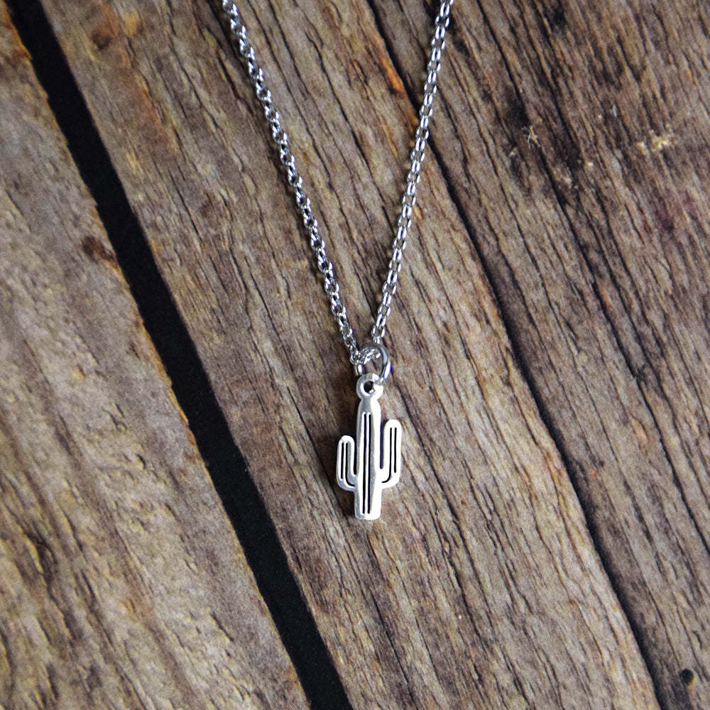 Be A Cactus Dainty Necklace (Gold or Silver)