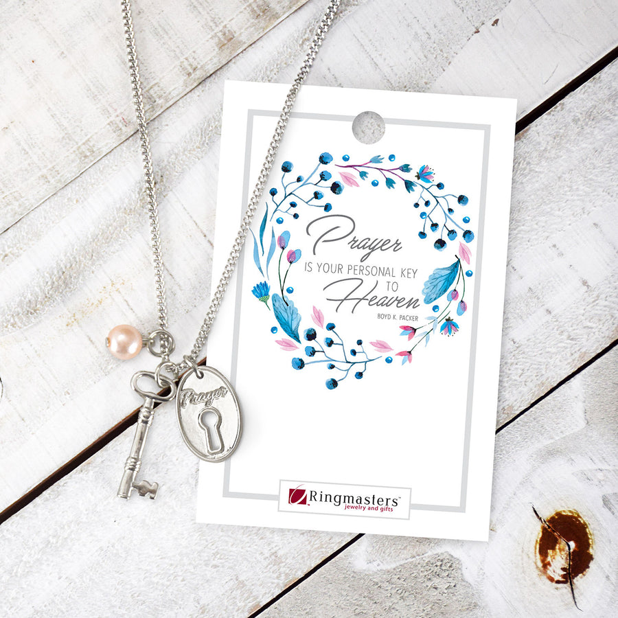 Prayer Key Necklace