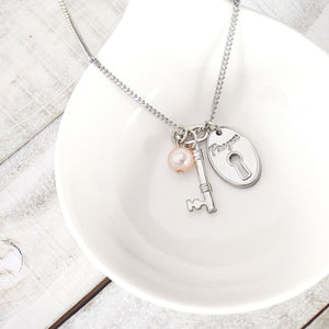 Prayer Key Necklace