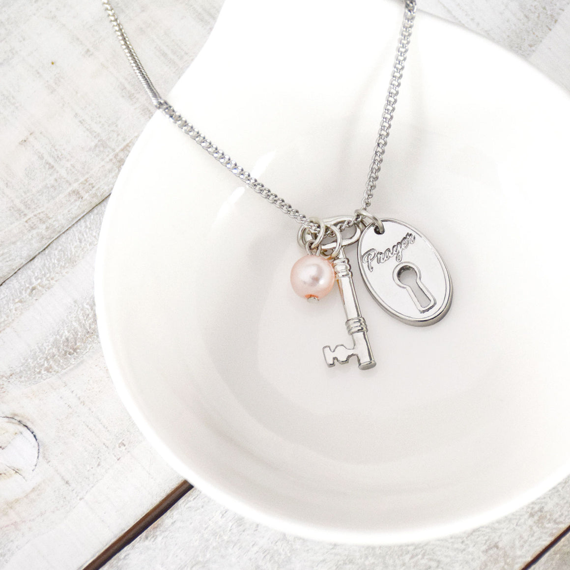Prayer Key Necklace