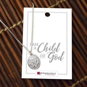 I am a Child of God Oval Necklace