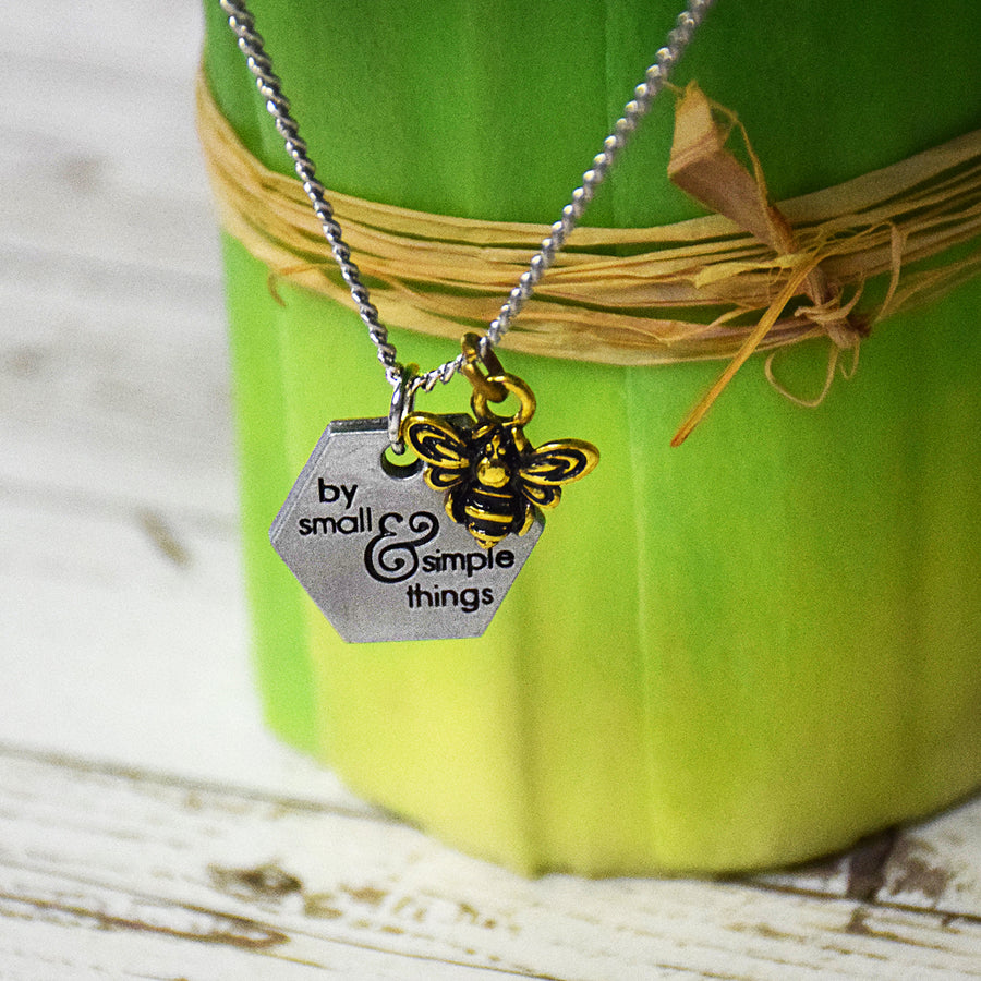 By Small & Simple Things - Bee Necklace