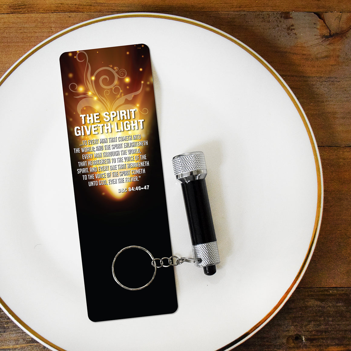 Spirit Giveth Light - Flashlight & Bookmark Set