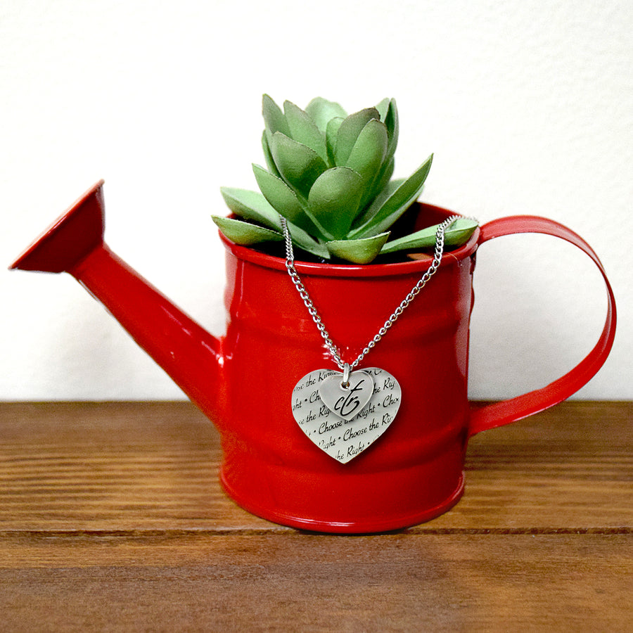CTR Double Heart Necklace