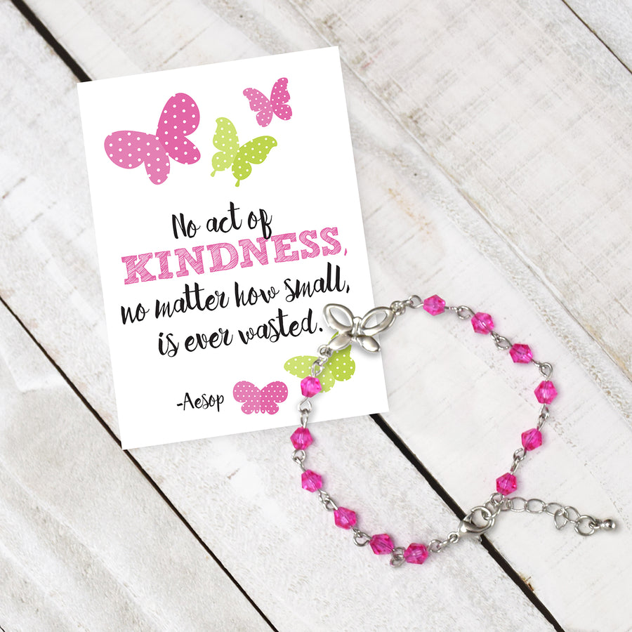 Kindness Butterfly Bracelet