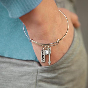 Endure To The End - Bangle Bracelet