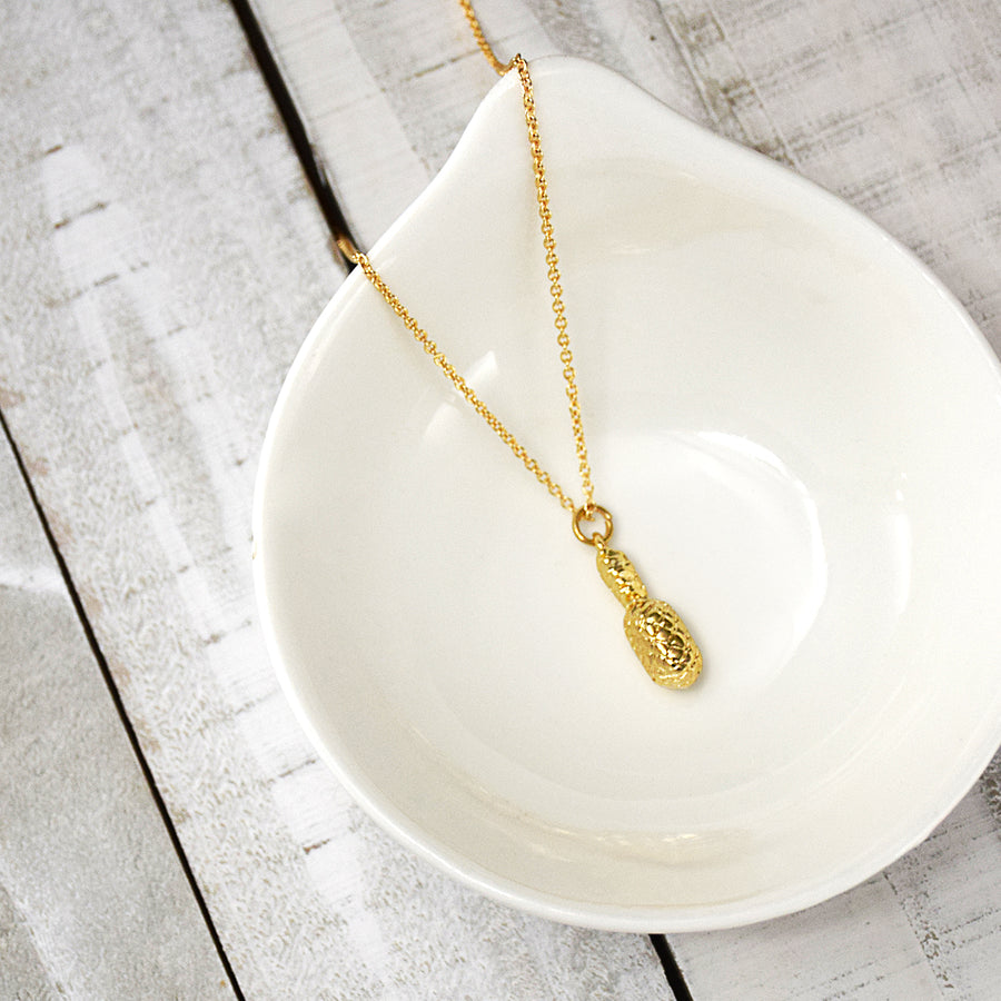 Be A Pineapple - Gold Finish Necklace