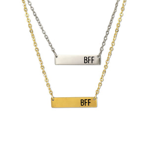 Good Friends Bar Necklace Set - Best Friends Necklace Set