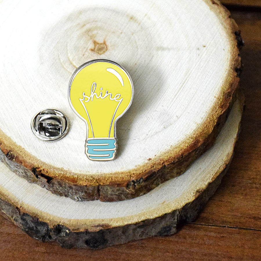 Shine Light-bulb Pin