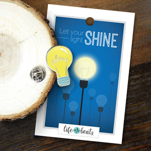 Shine Light-bulb Pin