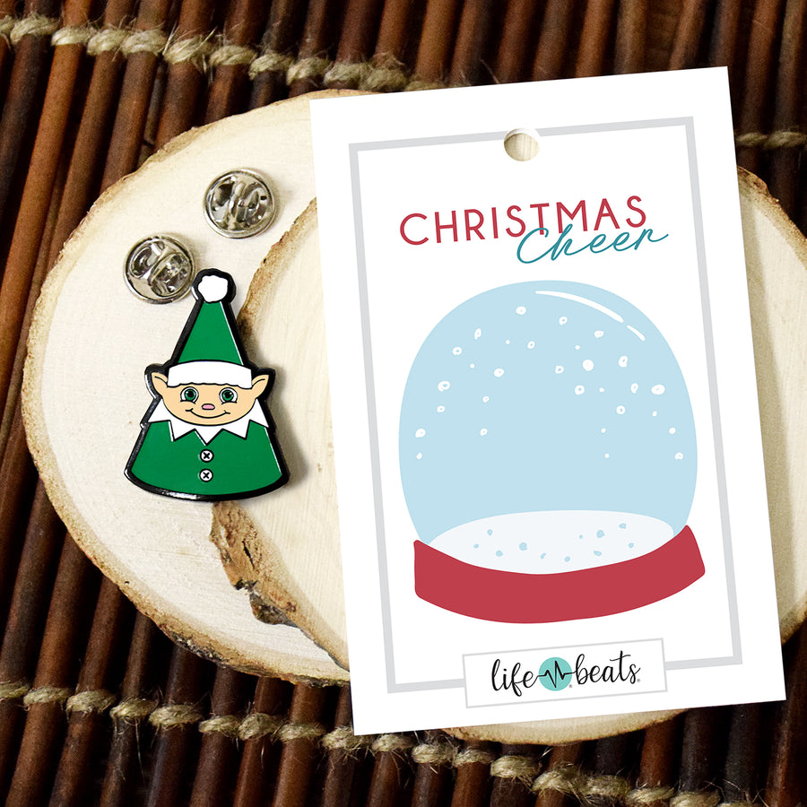 Christmas Elf Enamel Pin