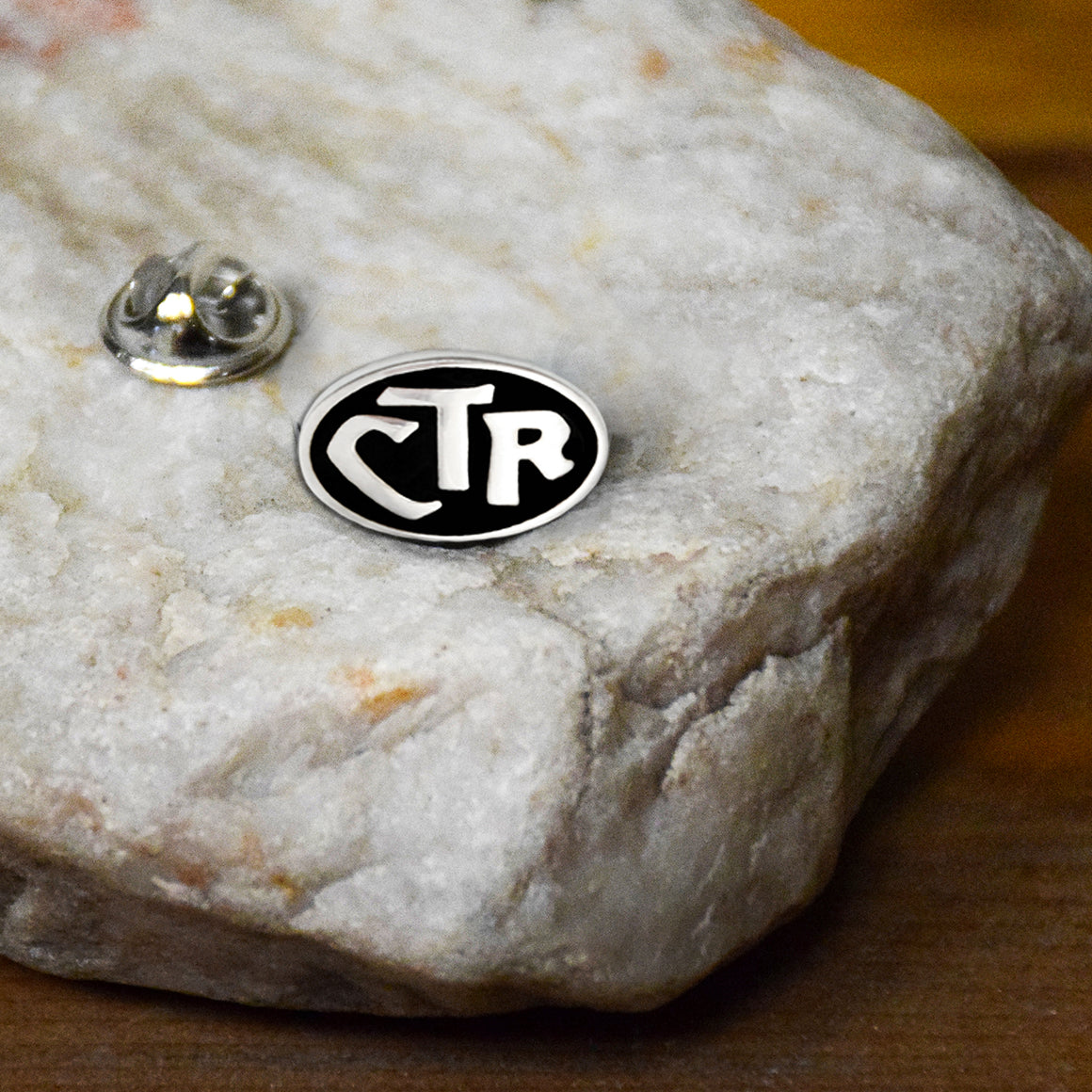 Choose The Right or CTR Black and Silver Pin