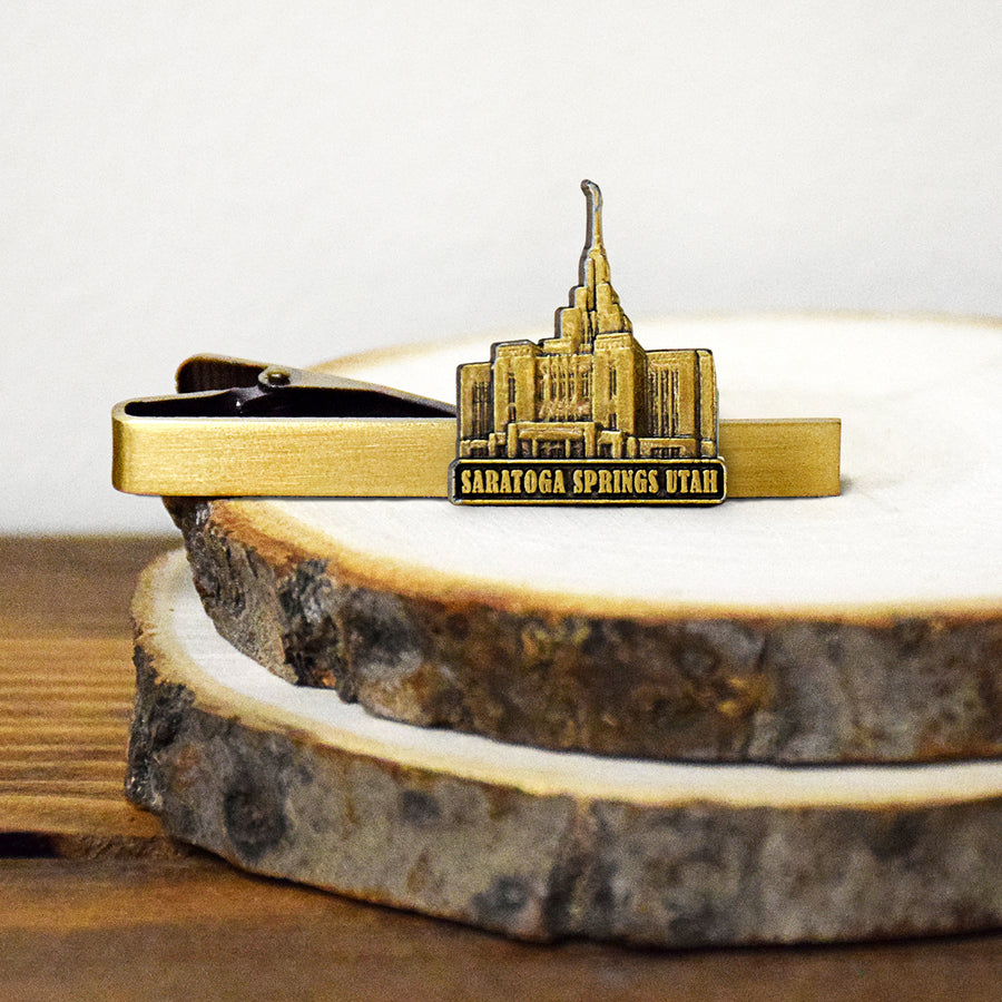 Saratoga Springs Temple Temple Tie Clip