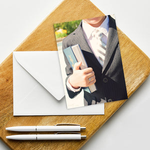 Baptism Book of Mormon Greeting Card